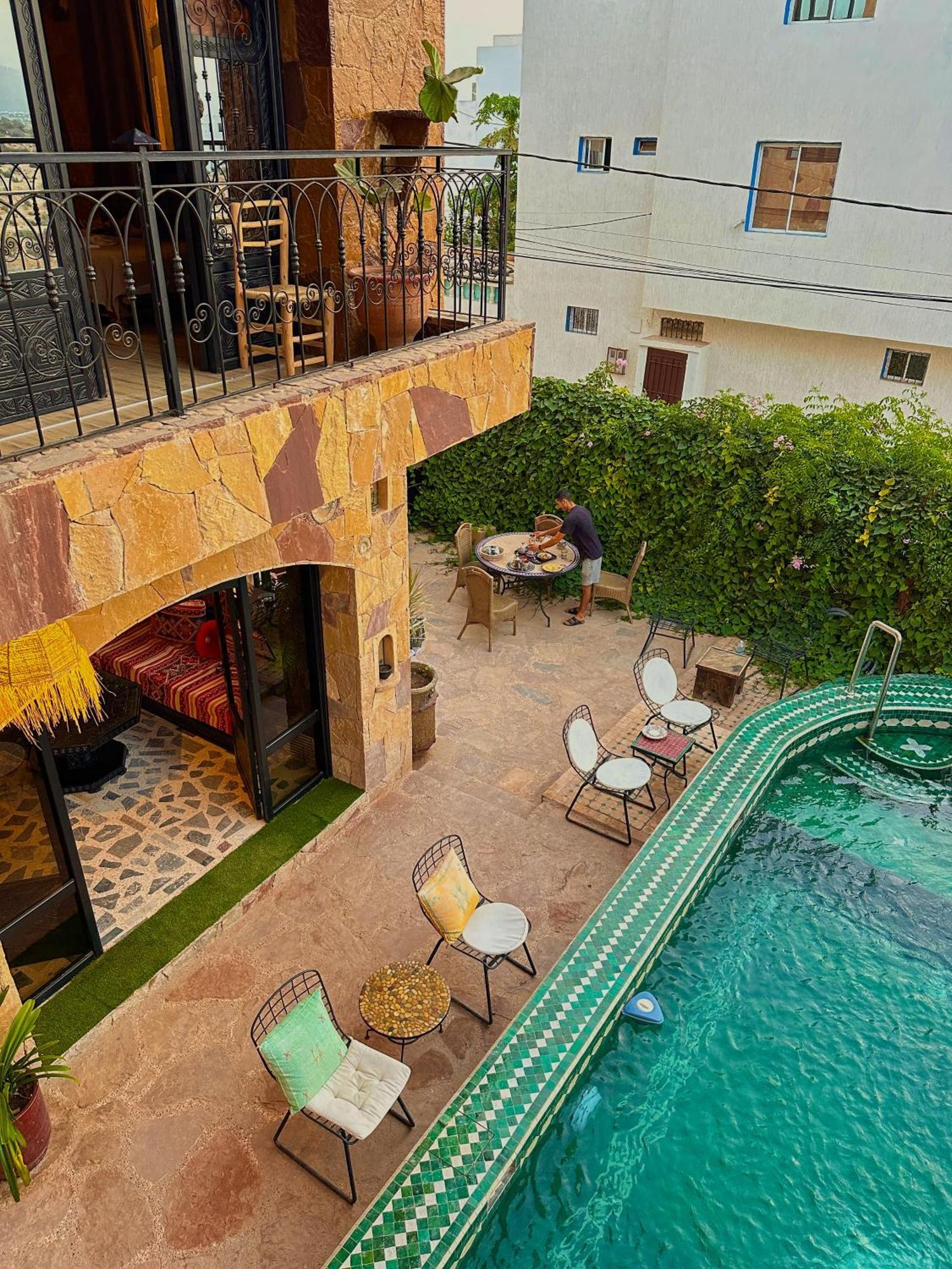 Panorama Guesthouse Tamraght Bagian luar foto